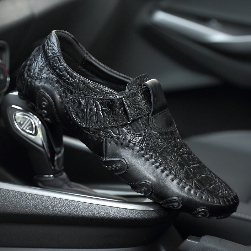 Peas shoes octopus casual leather shoes