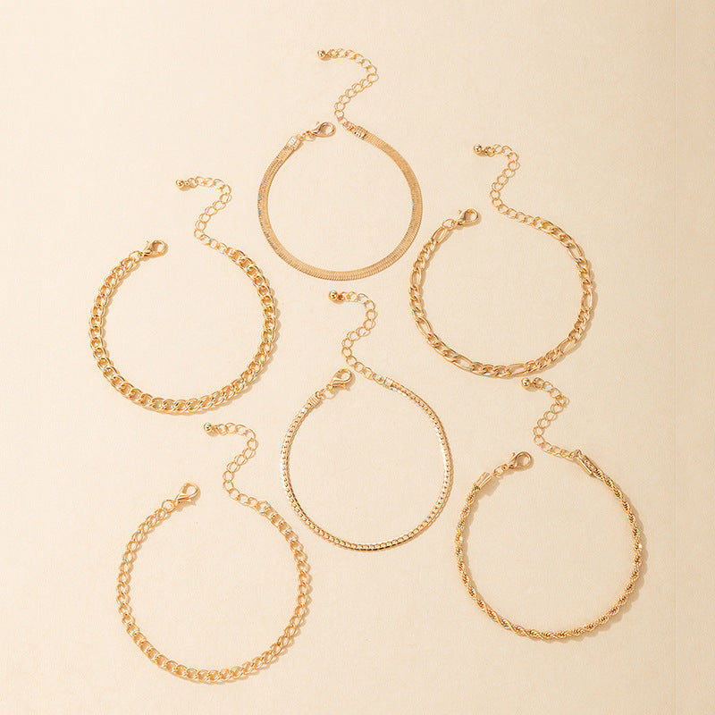 Punk Style Thick Chain Fashion Boho Style Bracelet