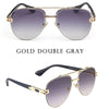 Fashion Women Retro Round Frame Frog Sunglasses