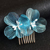 Bridal Headdress Super Fairy Golden Flower Comb