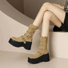 Platform Wedge Booties Women
