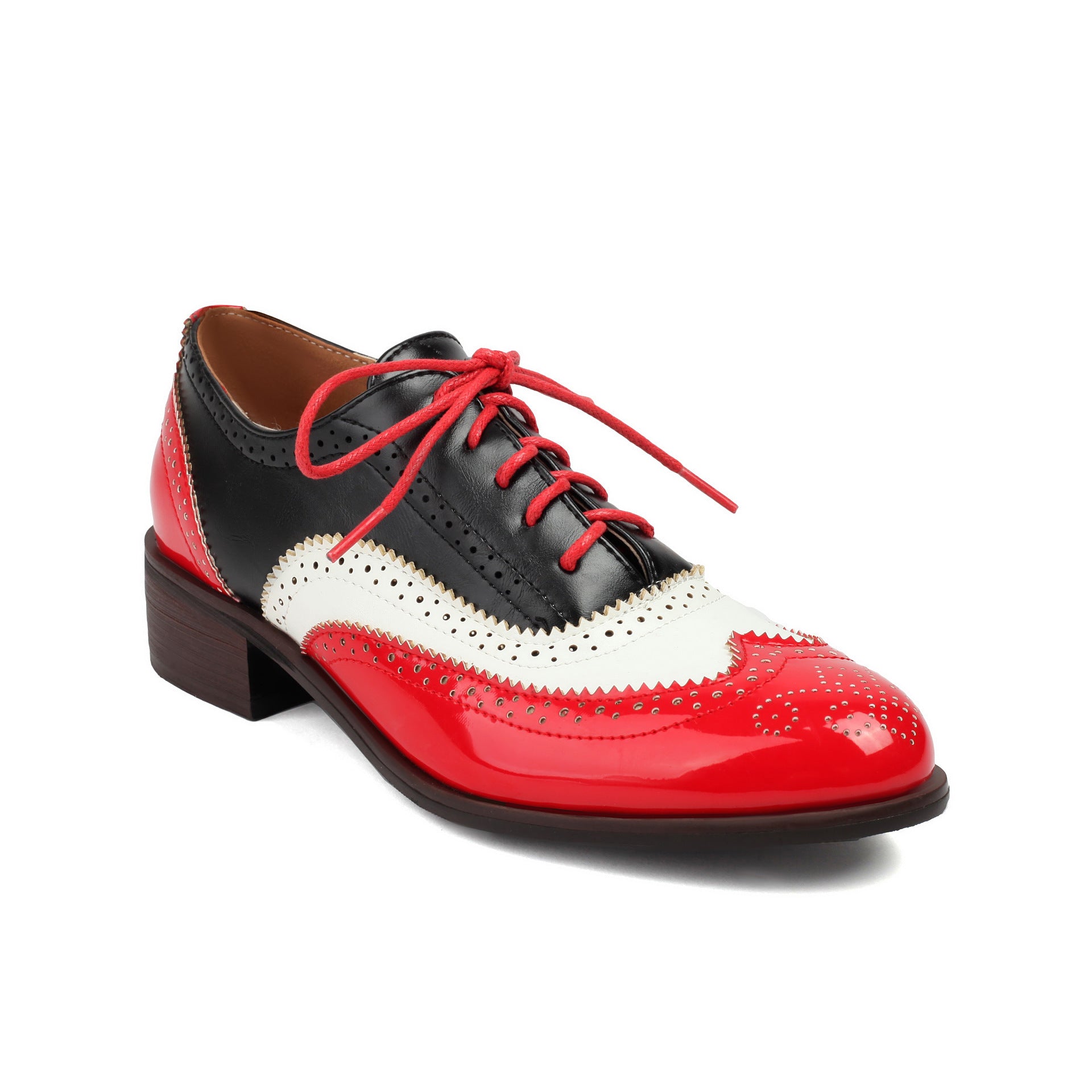 British  High-cut Lace-up Shoes
