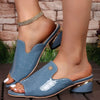 New Chunky Heel Patent Leather