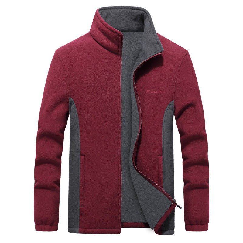 Winter Casual Fleece Jacket Men