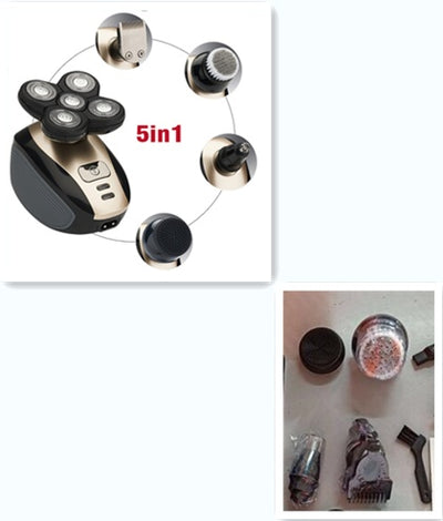 5 In 1 Multifunctional Electric Shaver 5 Blade Razor For Men Shaved
