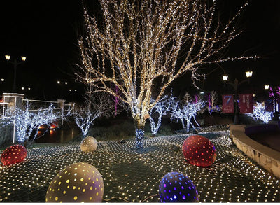 waterproof fishnet lights full of stars paved holiday lights wedding ins decorative lights