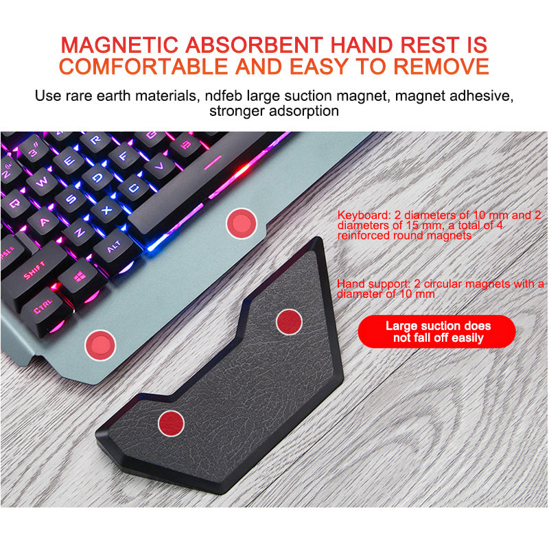 Keyboard with RGB Backlight Phone Holder