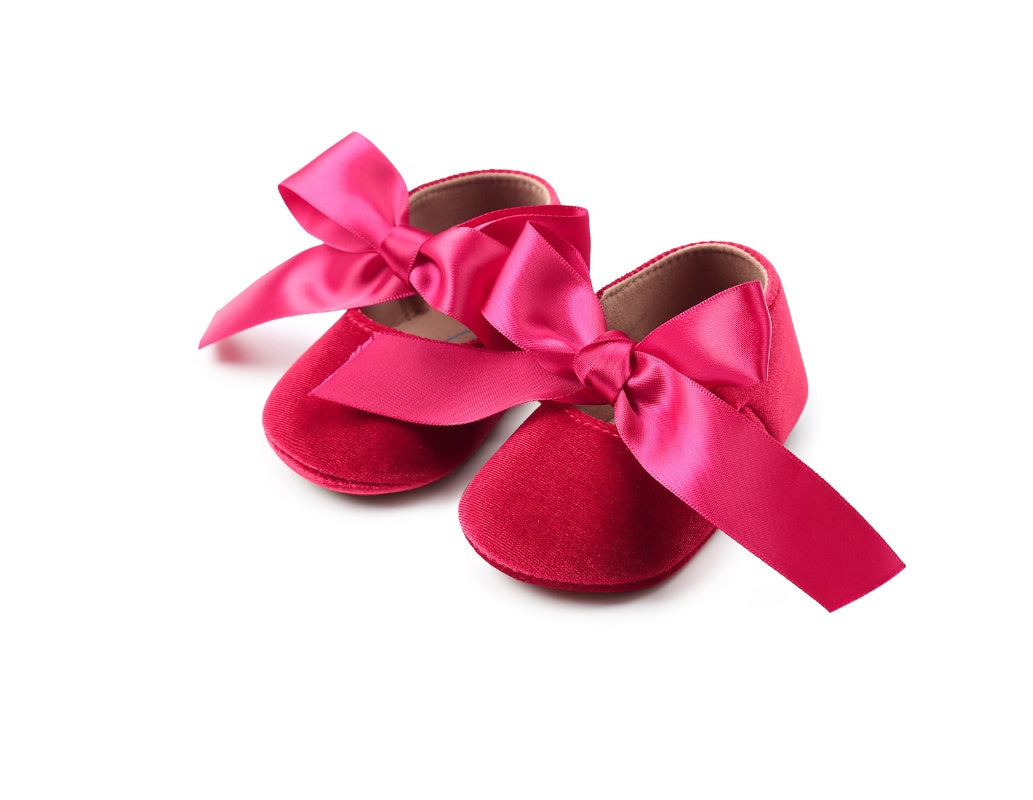 Ribbon Spring and Autumn Baby Princess Shoes