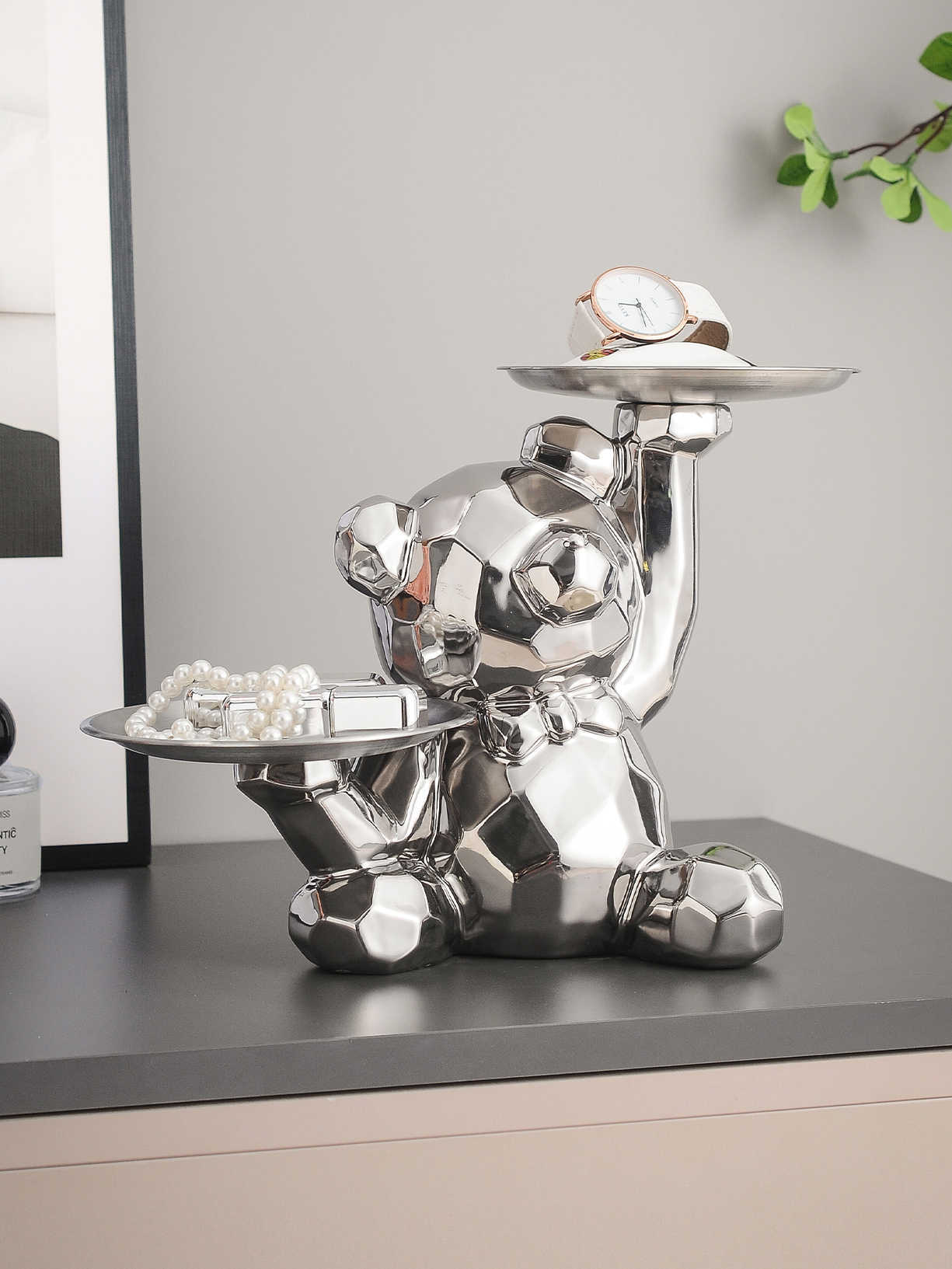 Key Storage Entrance Decoration Tray Home Decorations