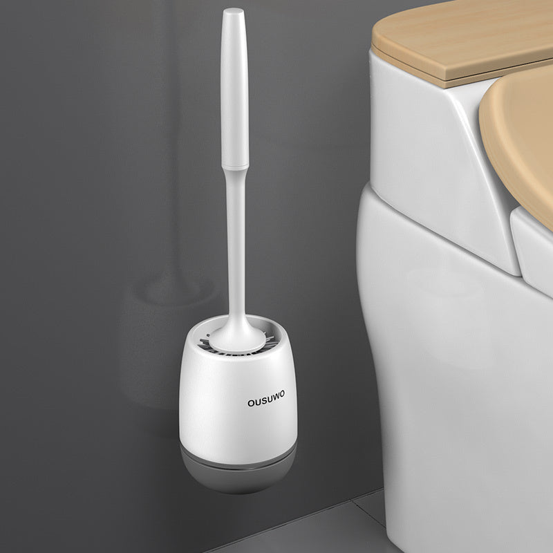 Toilet brush without dead ends