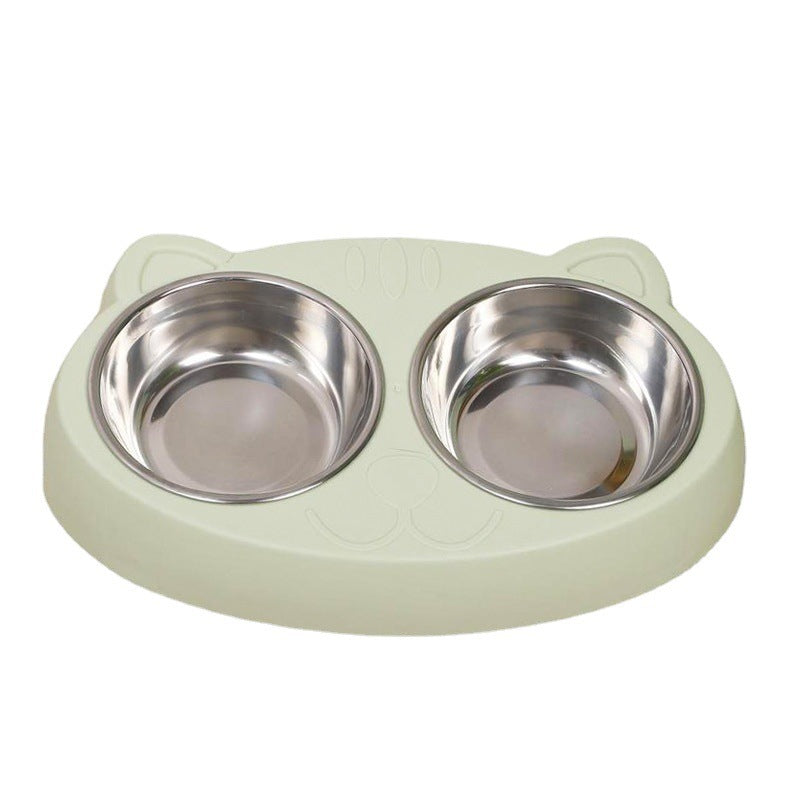 Stainless Steel Double Pet Food Bowl