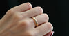 Simple Men And Women Couples Ring Rose Gold Light Luxury