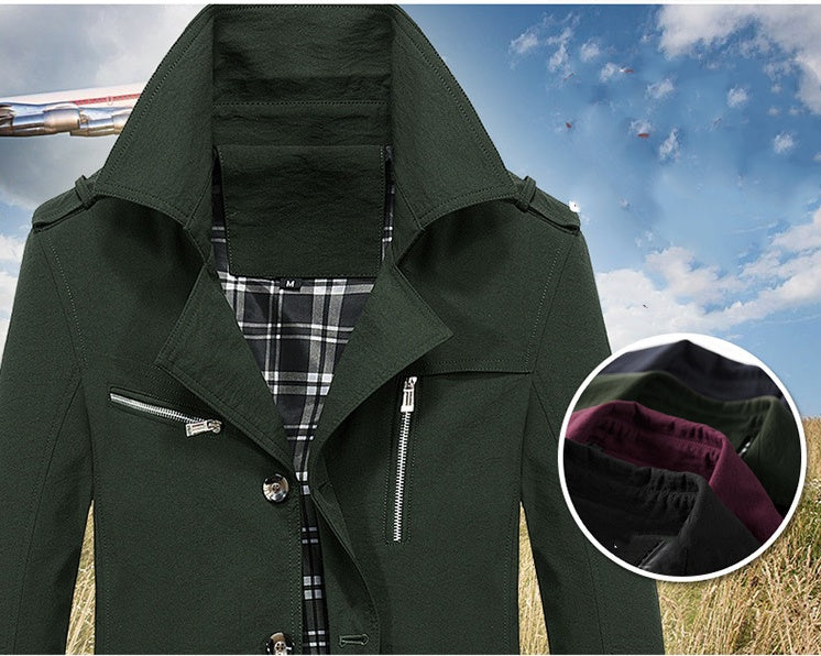 Fashion Workwear Lapel Jacket Men