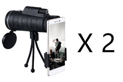 Compatible with Apple, Monocular Telescope Zoom Scope