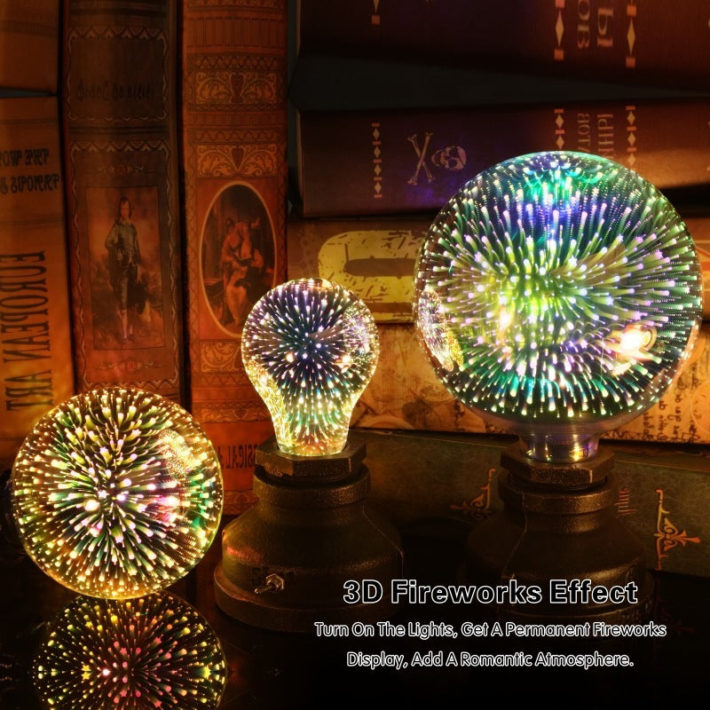 3D Fireworks Decorative Light Bulb