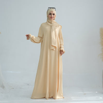 Middle East Dubai Turkey Headscarf Dress