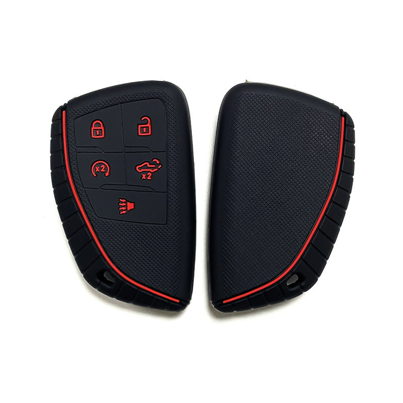 Silicone Key Cover Chevrolet Tahoe Ivia GW Tire Pattern Cover