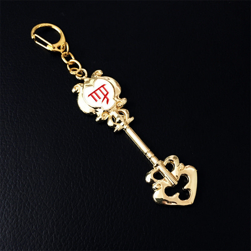 Creative Fashion Twelve Constellation Modeling Alloy Key Ring