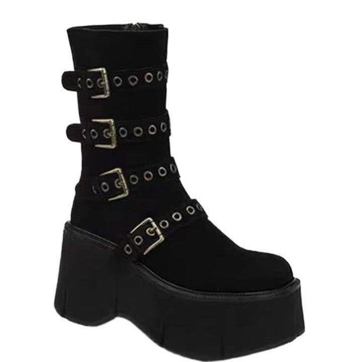 Platform Wedge Booties Women