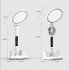 LED Clock Table Lamp USB Chargeable Dimmable Desk Lamp