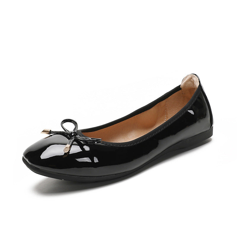 Square Toe Soft Bottom Soft Upper Shoes Women