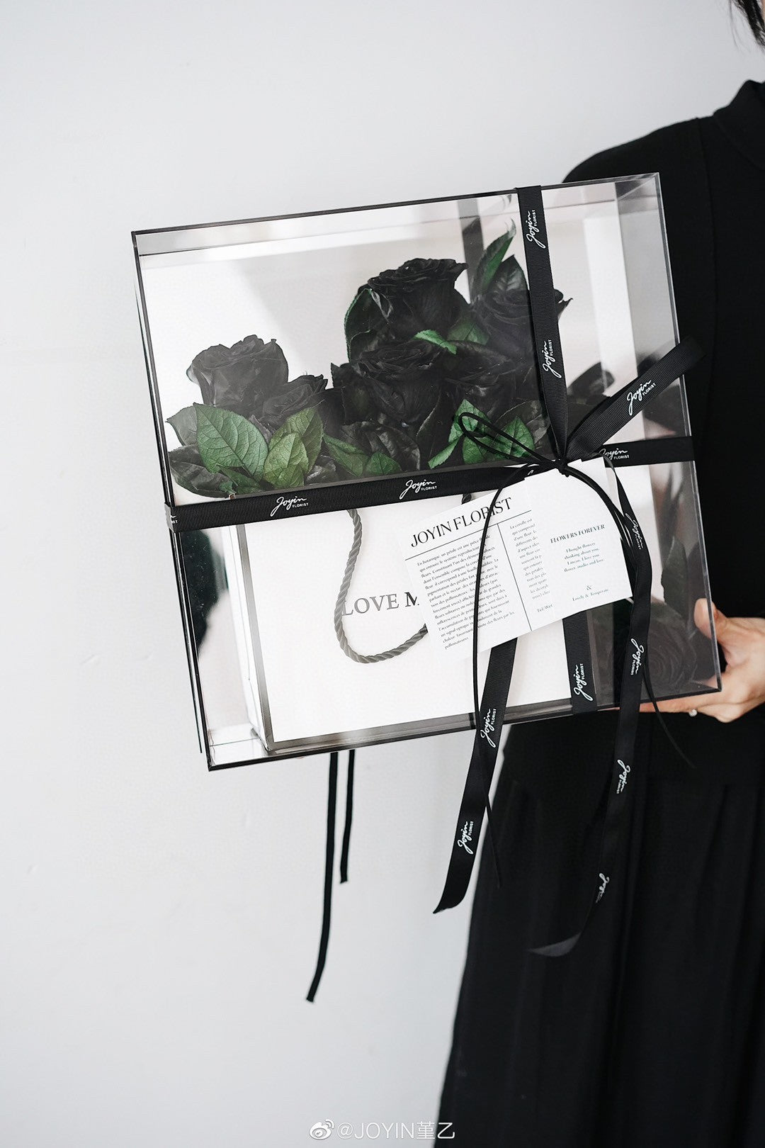 Valentine's Day Rose Eternal Flower Acrylic Gift Box