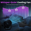 1Pc Desk Fan Battery Operated Wall Mounted Fan