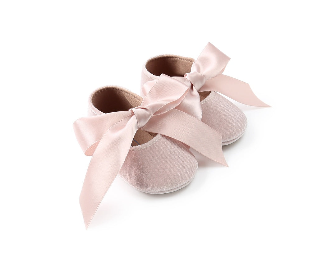 Ribbon Spring and Autumn Baby Princess Shoes