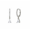French style ear buckle silver earrings women fashion hot style