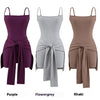 Waist Strap Two-piece Sling Dress