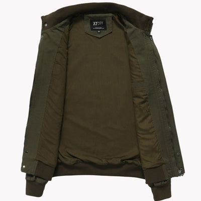 brand jacket men winter army military pilot