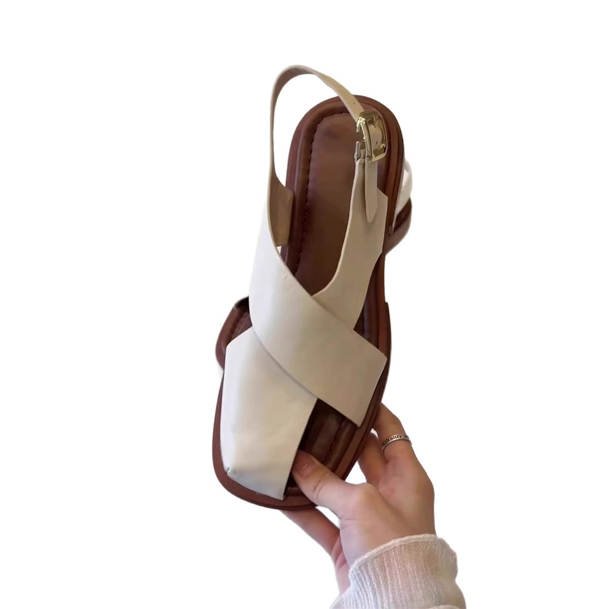 Roman Sandals With Buckle