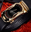 Men's leather belt