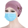 Button imitation Muslim bottom cap