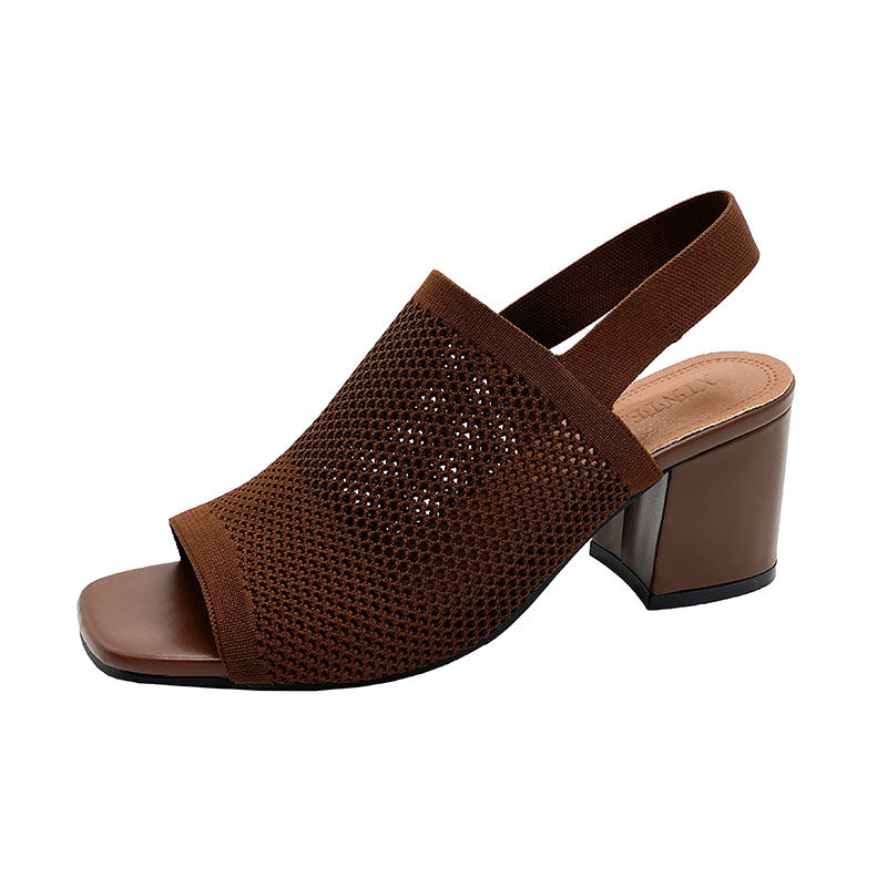 American Flying Woven High Heel