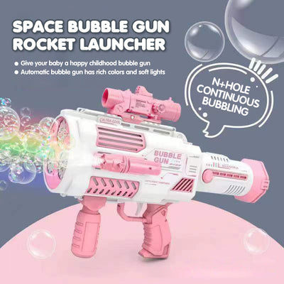 Bubbles Gun Kids Toy Rocket Soap Bubble