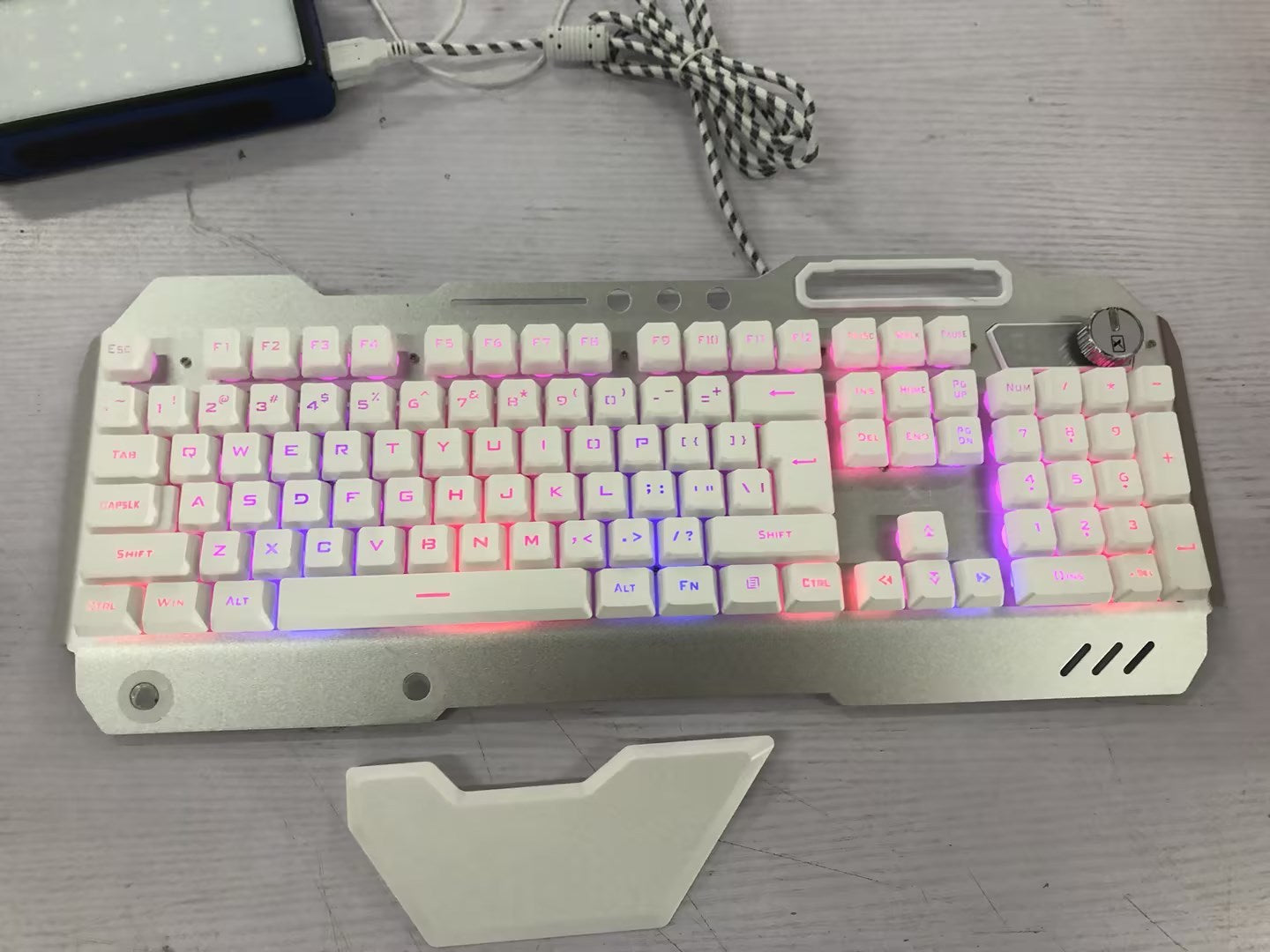 Keyboard with RGB Backlight Phone Holder