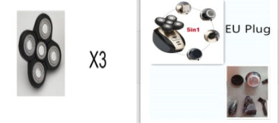 5 In 1 Multifunctional Electric Shaver 5 Blade Razor For Men Shaved