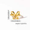 French Retro Titanium Steel Ring Golden