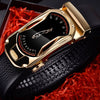 Men's leather belt