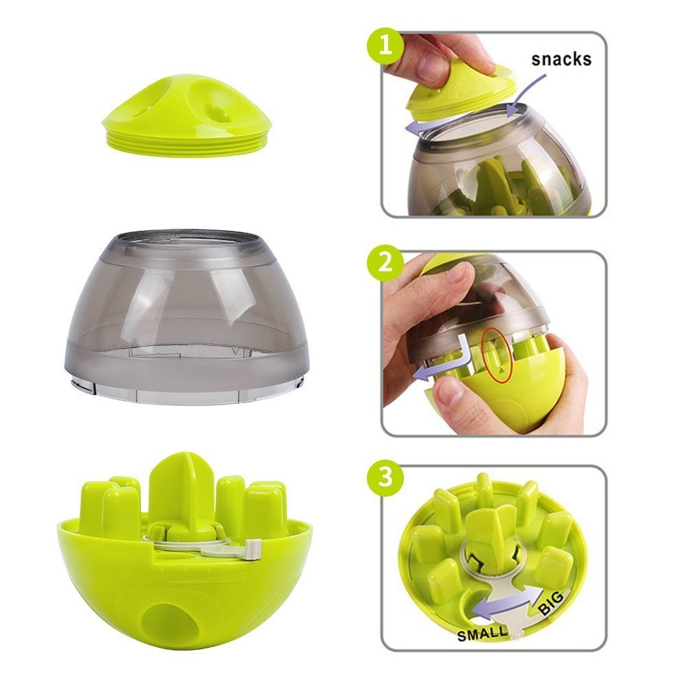 Interactive Dog Food Dispenser Ball"