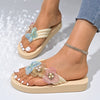 Women's Flower Beach Non-slip Seaside Flip-flops