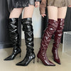 Autumn Stiletto Heel Pile Style