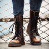 Men's Breathable Leather Cotton Shoes Lace-up