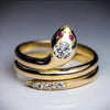 Diamond Snake Ring