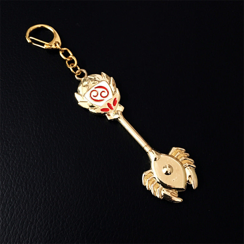 Creative Fashion Twelve Constellation Modeling Alloy Key Ring