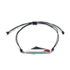 Epoxy Stainless Steel Palestinian Flag Map Carrying Strap