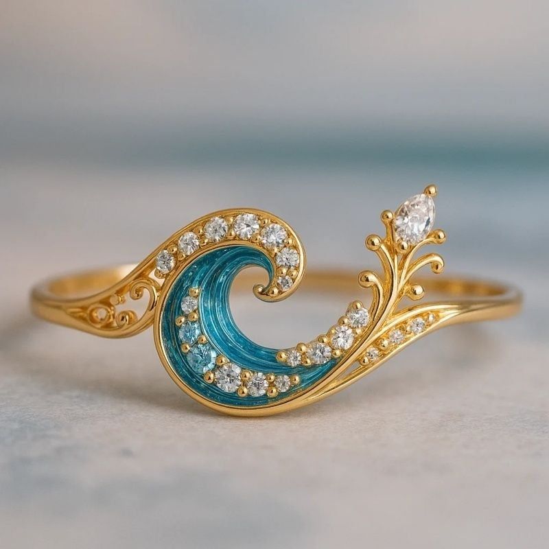 Walking In The Waves Ring