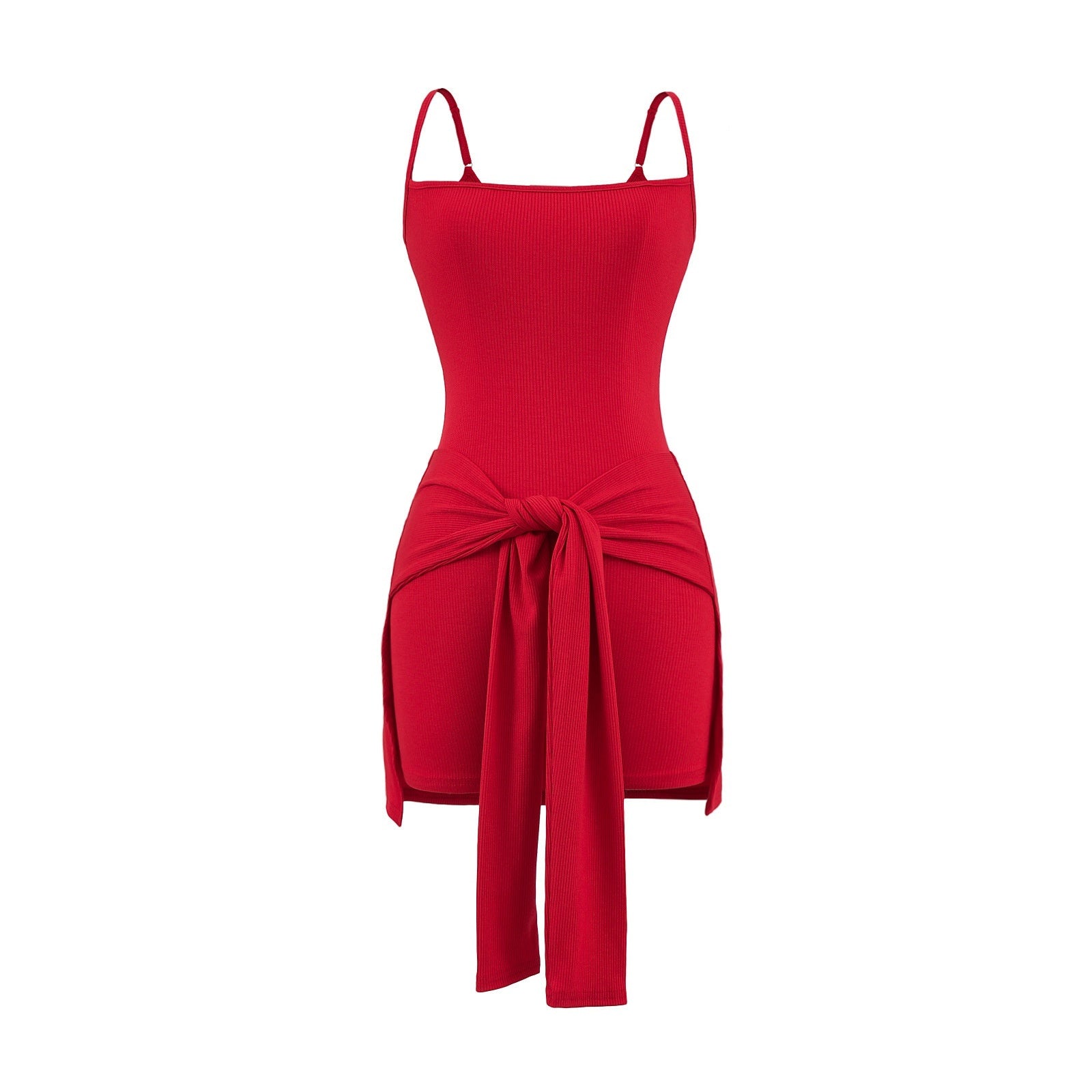 Waist Strap Two-piece Sling Dress