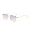 Square Small Frame Color Ocean Film Gradient Sunglasses For Women